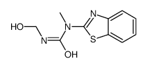 1-(1,3-benzothiazol-2-yl)-3-(hydroxymethyl)-1-methylurea Structure