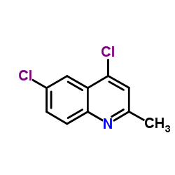 4,6-Dichloro-2-methylquinoline Structure