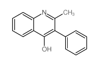 2-methyl-3-phenyl-1H-quinolin-4-one结构式