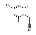 4-Chloro-2,6-difluorophenylacetonitrile Structure