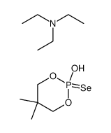 2-hydroxy-5,5-dimethyl-1,3,2-dioxaphosphinane 2-selenide compound with triethylamine (1:1) Structure