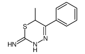 6-methyl-5-phenyl-6H-1,3,4-thiadiazin-2-amine Structure