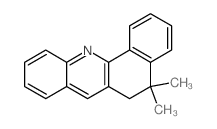 5,5-dimethyl-6H-benzo[c]acridine结构式