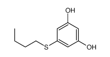 5-butylsulfanylbenzene-1,3-diol结构式
