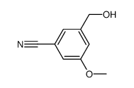 Benzonitrile, 3-(hydroxymethyl)-5-methoxy- (9CI) Structure
