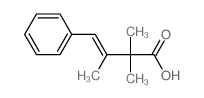 3-Butenoic acid,2,2,3-trimethyl-4-phenyl- Structure