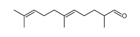 2,6,10-trimethyl-5,9-undecadienal Structure