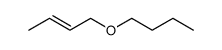 (E)-1-Butoxy-2-butene structure