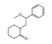 1-(2-methoxy-2-phenyl-ethyl)-piperidin-2-one结构式