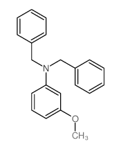 N,N-dibenzyl-3-methoxy-aniline结构式