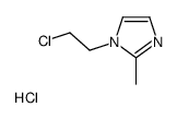 1-(2-chloroethyl)-2-methylimidazole,hydrochloride Structure