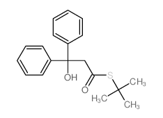 3-hydroxy-3,3-diphenyl-1-tert-butylsulfanyl-propan-1-one picture