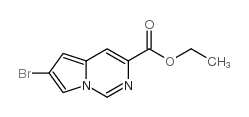 6-溴H-吡咯并[1,2-F]嘧啶-3-甲酸乙酯图片