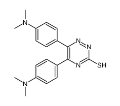 5,6-bis[4-(dimethylamino)phenyl]-2H-1,2,4-triazine-3-thione Structure