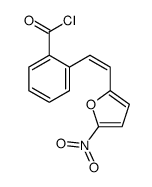 2-[2-(5-nitrofuran-2-yl)ethenyl]benzoyl chloride结构式