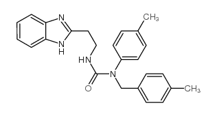Urea, N-[2-(1H-benzimidazol-2-yl)ethyl]-N-(4-methylphenyl)-N-[(4-methylphenyl)methyl]- (9CI) structure