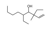 3,5-diethyl-3-methylnon-1-en-4-ol Structure