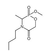 4-butyl-2-methoxy-3-methyl-2-oxo-2λ5-[1,4,2]oxazaphosphinan-5-one结构式