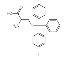 L-Cysteine, S-[ (4-fluorophenyl)diphenylmethyl]- Structure