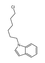 1-(6-chlorohexyl)indole Structure