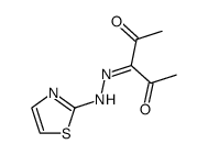 pentane-2,3,4-trione-3-thiazol-2-ylhydrazone结构式