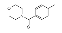 (4-methylphenyl)-morpholin-4-ylmethanethione结构式