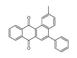 2-methyl-5-phenylbenzo[a]anthracene-7,12-dione结构式