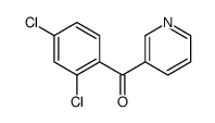 (2,4-dichlorophenyl)-pyridin-3-ylmethanone结构式