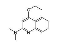 4-ethoxy-N,N-dimethylquinolin-2-amine结构式