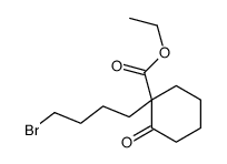 ethyl 1-(4-bromobutyl)-2-oxocyclohexane-1-carboxylate Structure