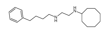 N'-cyclooctyl-N-(4-phenylbutyl)ethane-1,2-diamine结构式
