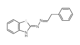 N-(phenethylideneamino)benzothiazol-2-amine结构式