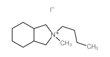 2-butyl-2-methyl-1,3,3a,4,5,6,7,7a-octahydroisoindole结构式