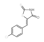 4-Thiazolidinone,5-[(4-chlorophenyl)methylene]-2-thioxo- picture