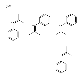 2-methylprop-1-enylbenzene,zirconium(4+) Structure