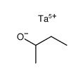 (+-)-butan-2-ol, tantalum penta-sec-butylate结构式