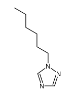 1H-1,2,4-Triazole,1-hexyl-(9CI) Structure