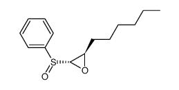 trans-2-benzenesulfinyl-3-hexyl-oxirane结构式