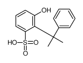 3-hydroxy-2-(2-phenylpropan-2-yl)benzenesulfonic acid结构式