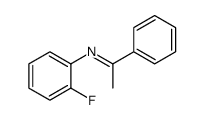 N-(2-fluorophenyl)-1-phenylethanimine Structure