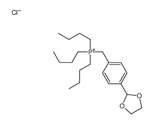 tributyl-[[4-(1,3-dioxolan-2-yl)phenyl]methyl]phosphanium,chloride Structure