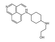 2-[[4-[(4-ethenylisoquinolin-5-yl)amino]cyclohexyl]amino]ethanol Structure