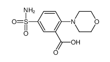 5-(AMINOSULFONYL)-2-MORPHOLIN-4-YLBENZOIC ACID structure