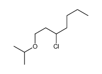 3-chloro-1-propan-2-yloxyheptane结构式