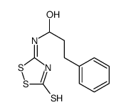 5-[(1-hydroxy-3-phenylpropyl)amino]-1,2,4-dithiazole-3-thione Structure