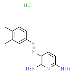 3-[(3,4-dimethylphenyl)azo]pyridine-2,6-diamine monohydrochloride结构式