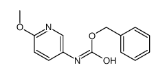 benzyl N-(6-methoxypyridin-3-yl)carbamate结构式