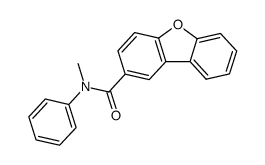 dibenzofuran-2-carboxylic acid-(N-methyl-anilide)结构式