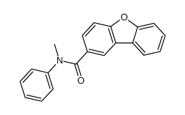 dibenzofuran-2-carboxylic acid-(N-methyl-anilide) Structure