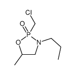 2-(chloromethyl)-5-methyl-3-propyl-1,3,2λ5-oxazaphospholidine 2-oxide Structure